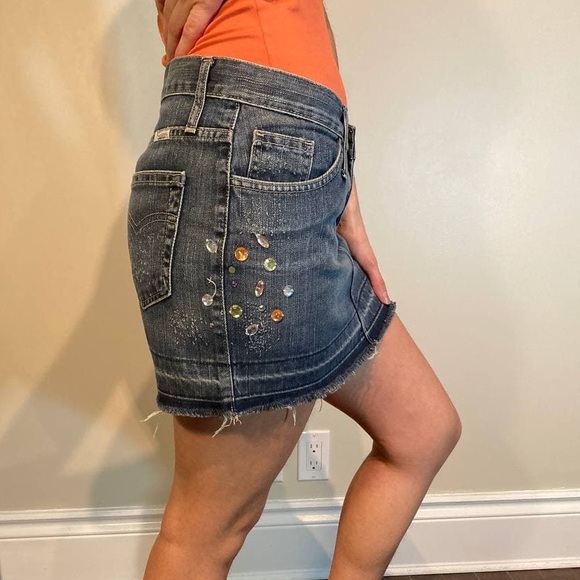 Mini denim skirt - Picture 11 of 11